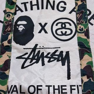 アベイシングエイプ(A BATHING APE)のkalros4様専用です。APE×STUSSY　トートバッグ（中古）(トートバッグ)