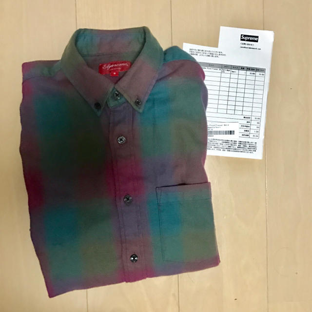supreme shadow plaid flannel shirt S supreme shadow plaid flannel shirt S