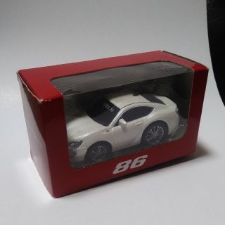 トヨタ(トヨタ)のミニチュアプルバックカー（トヨタ86）黒白2台セット(ミニカー)