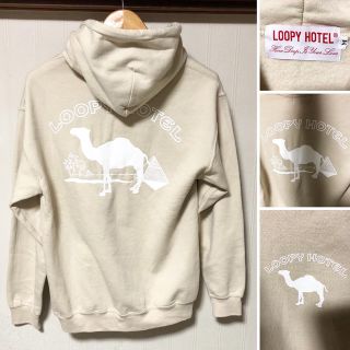 ウィズム(WISM)の新品同様❗️LOOPY HOTEL ルーピーホテル ラクダ キャメル パーカー(パーカー)