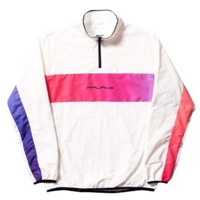 PALACE FADER SHELL TOP WHITE S 正規品 メンズのジャケット/アウター(ブルゾン)の商品写真