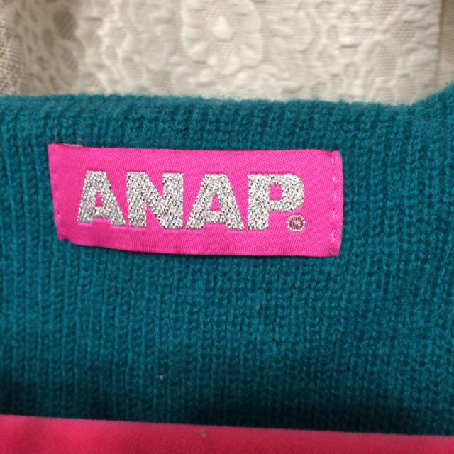 ANAP(アナップ)の☆ANAP☆グリーンカラフルニット レディースのトップス(ニット/セーター)の商品写真