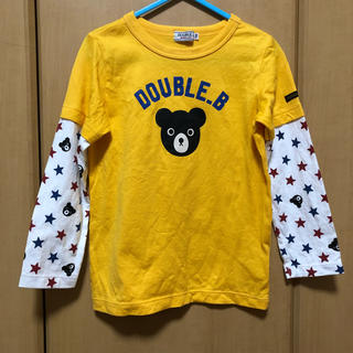ダブルビー(DOUBLE.B)の美品♡DOUBLE.B トップス ロンＴ 110cm(Tシャツ/カットソー)