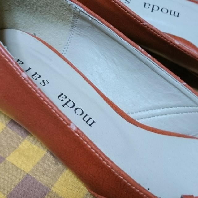 パンプス 21.5㎝ レンガ色 レディースの靴/シューズ(ハイヒール/パンプス)の商品写真