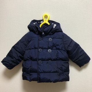 ベビーギャップ(babyGAP)のbaby GAP ピーコート パファージャケット （フード取り外し可）(ジャケット/コート)