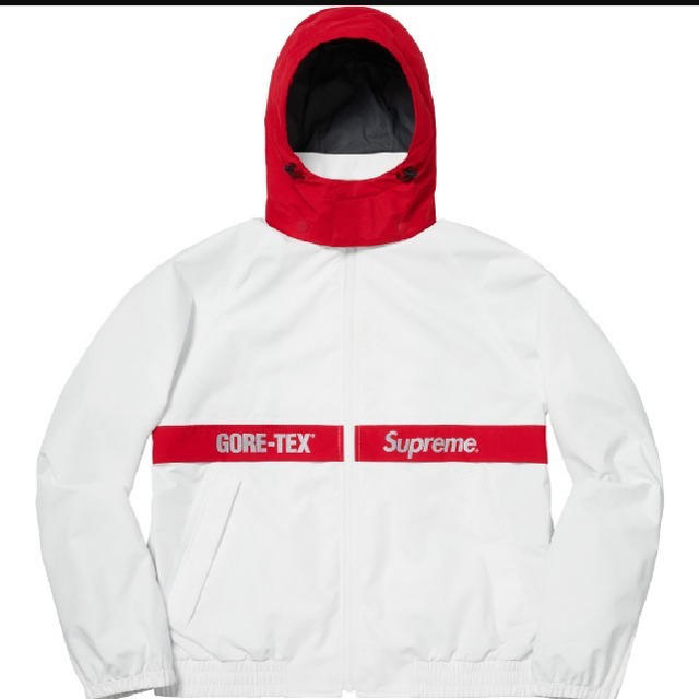 Whiteホワイト白サイズsupreme gore tex court jacket