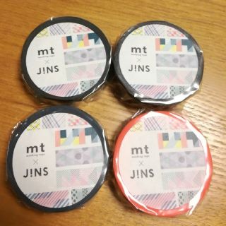 エムティー(mt)のmt JINS コラボ限定　マスキングテープ　4個セット(テープ/マスキングテープ)