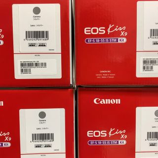 キヤノン(Canon)の２台canonEOSKissX9EF-S18-55ISSTM新品キャノン一眼レフ(デジタル一眼)