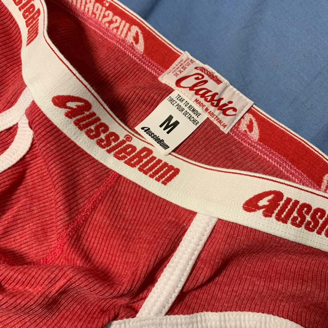 aussieBum(オージーバム)の新品aussieBum ブリーフ Mサイズ 赤 メンズのアンダーウェア(その他)の商品写真