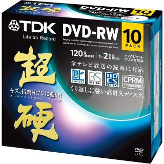 【新品未開封】TDK 録画用DVD-RW CPRM対応 1-2倍速対応 (その他)