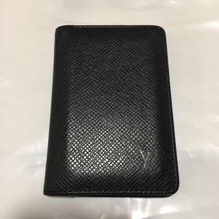 ルイヴィトン(LOUIS VUITTON)の中古 ヴィトン タイガ カードケース 黒 名刺 定期 免許証 保険証 (名刺入れ/定期入れ)