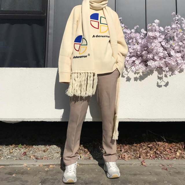 MAISON KITSUNE' - adererror ニット ivoryの通販 by fashion|メゾン MAISON KITSUNE' - adererror ニット ivoryの通販 by fashion|メゾン