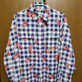 アベイシングエイプ(A BATHING APE)のA BATHING APE　エイプ　シャツ　総柄　90s xlarge huf (シャツ)