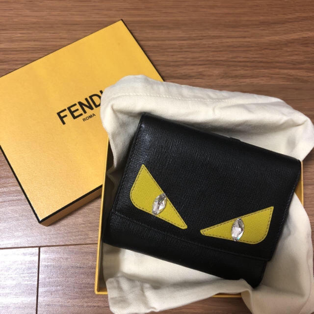 銀座店限定FENDI モンスター三つ折り財布 | フリマアプリ ラクマ