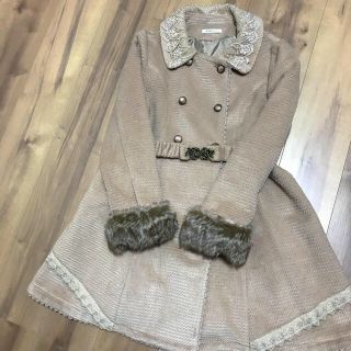 アクシーズファム(axes femme)の美品♡axes★コート★レース★ファー(その他)