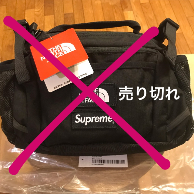 supreme × the north face waist bag