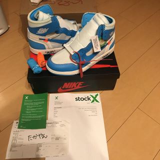 オフホワイト(OFF-WHITE)の【28.5】AIR JORDAN1×Off-White NRG(スニーカー)