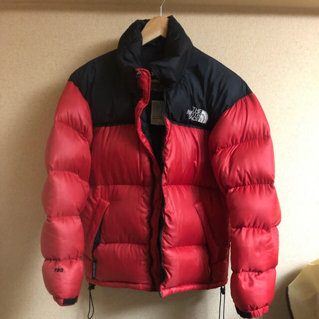 THE NORTH FACE - ノースフェイス ヌプシ ダウンジャケット 赤 700