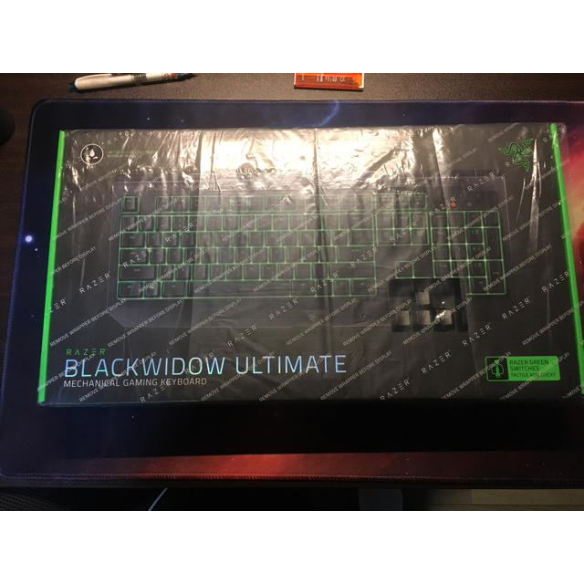 LAZER(レイザー)のRazer BLACKWIDOW ULTIMET 2018 キーボード スマホ/家電/カメラのPC/タブレット(PC周辺機器)の商品写真