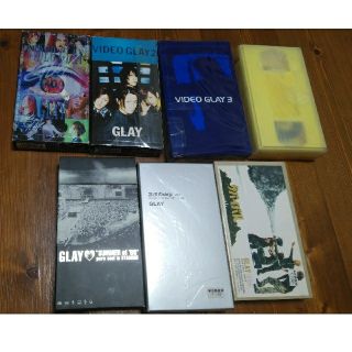 GLAY VHSビデオテープ7巻セット(その他)