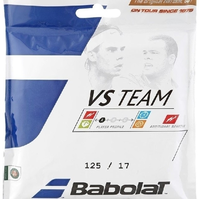 バボラ VSチーム 125 ナチュラル Babolat VS Team ２張りテニス