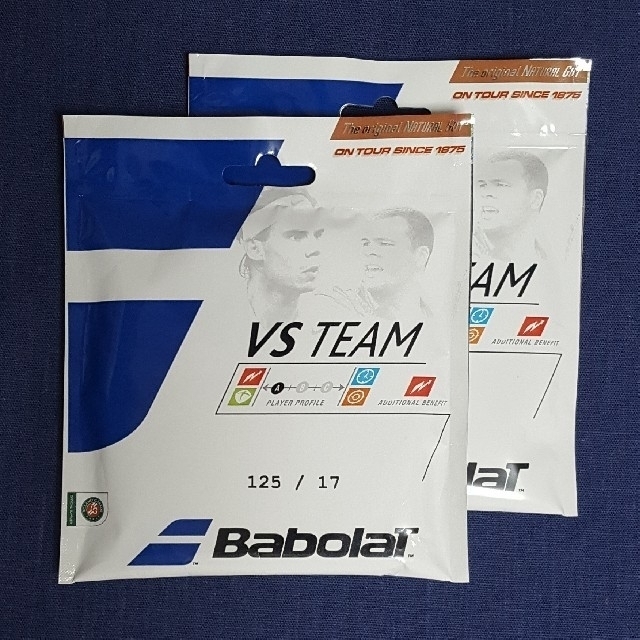 バボラ VSチーム 125 ナチュラル Babolat VS Team ２張りその他