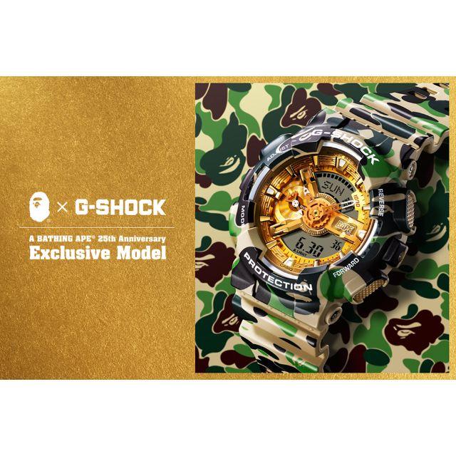 新品 A BATHNG APE BAPE G-SHOCK GA-110 XXV