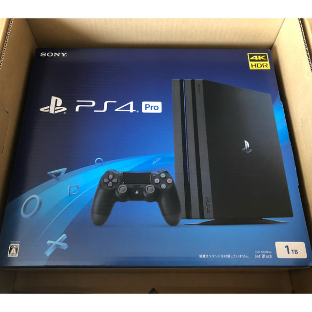 【新品】 PS4 Pro 1TB ジェットブラック