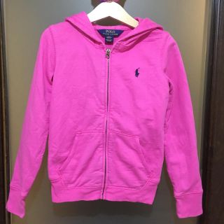 ラルフローレン(Ralph Lauren)のラルフローレン♡130(120)♡パーカー♡ピンク♡スウェットジャンパー♡細身♡(ジャケット/上着)