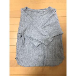 ユニクロ(UNIQLO)のユニクロ ワッフル クルーネックT（7分袖）(カットソー(長袖/七分))