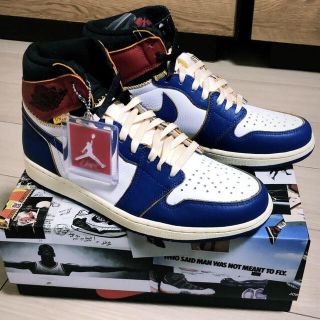 ナイキ(NIKE)のUNION AIR JORDAN 1 ストームブルー(スニーカー)