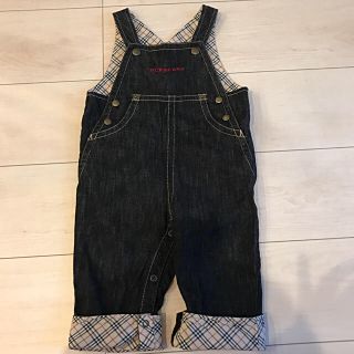 バーバリー(BURBERRY)の《美品》バーバリー Burberry オーバーオール90(パンツ/スパッツ)