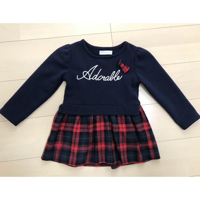 子ども服  ワンピース キッズ/ベビー/マタニティのキッズ服女の子用(90cm~)(ワンピース)の商品写真