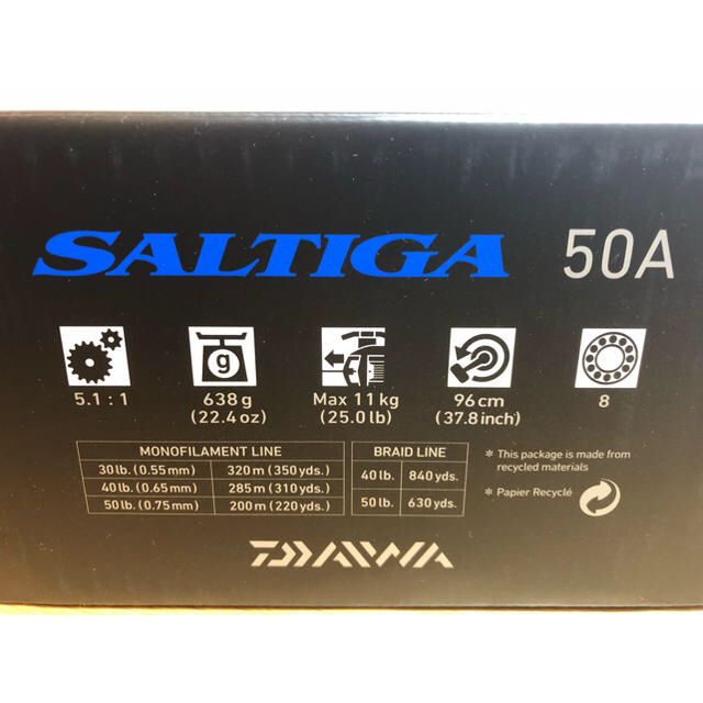 DAIWA - 新品 ダイワ ソルティガ SALTIGA 50A 海外モデル 両軸 DAIWA - 新品 ダイワ ソルティガ SALTIGA 50A 海外モデル 両軸
