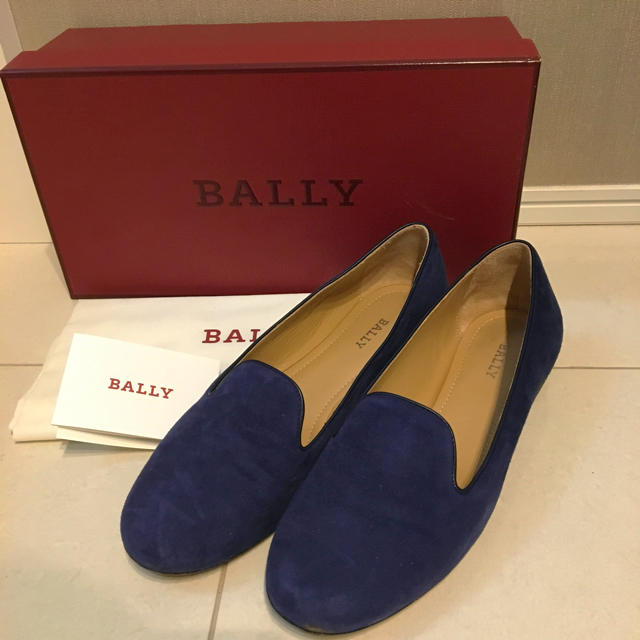 BALLY スウェードフラットシューズ