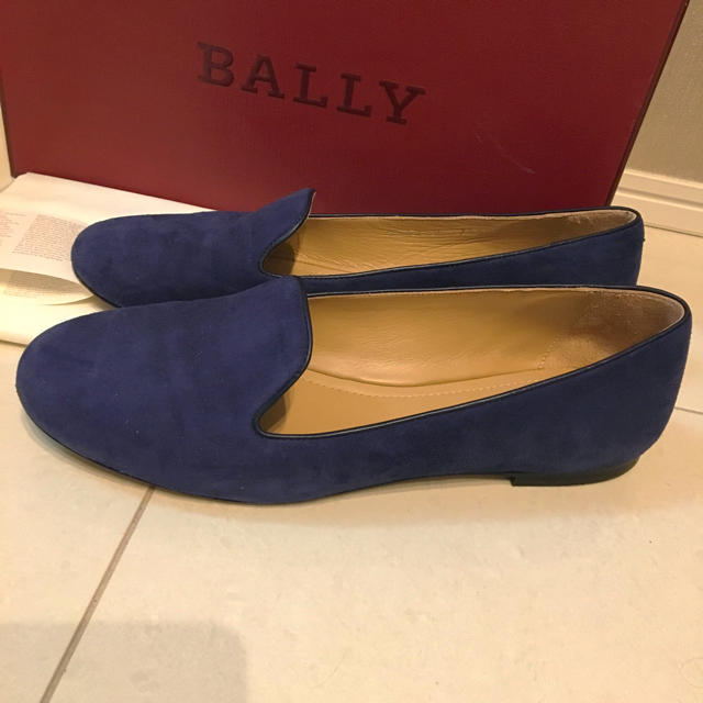 BALLY スウェードフラットシューズ 1