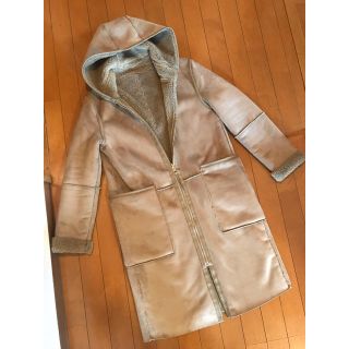 ザラ(ZARA)の☆超美品☆ZARAフード付きコート(ロングコート)