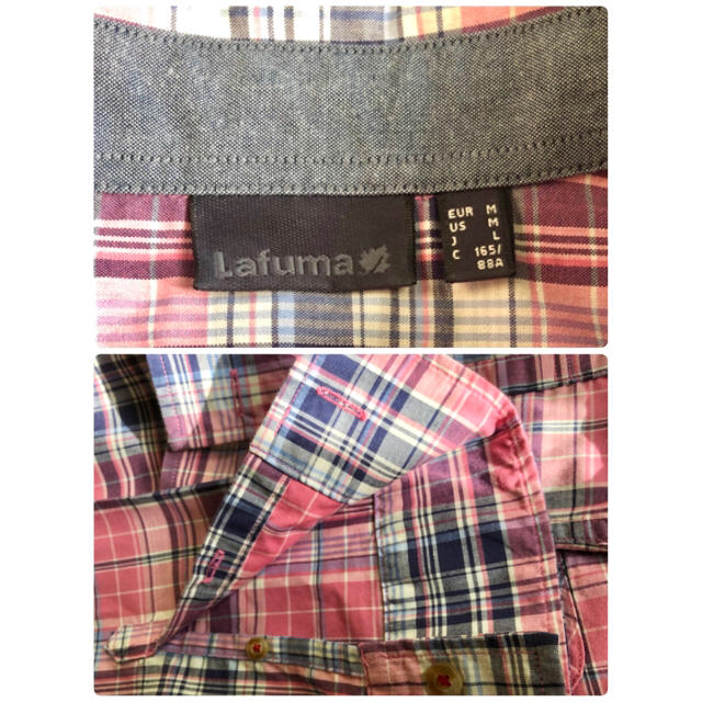 Lafuma(ラフマ)のLafuma チェック柄 ブラウス レディースのトップス(シャツ/ブラウス(半袖/袖なし))の商品写真