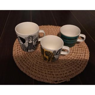 マリメッコ(marimekko)のマリメッコ マグカップ 3個セット(グラス/カップ)