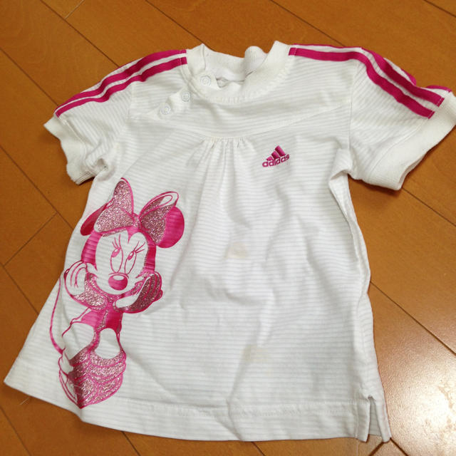 adidas(アディダス)のミニーちゃんT 80 キッズ/ベビー/マタニティのキッズ服女の子用(90cm~)(その他)の商品写真