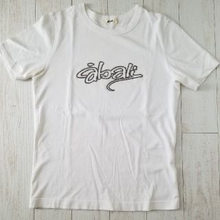 アルカリ(alcali)の白色Tシ(Tシャツ(半袖/袖なし))