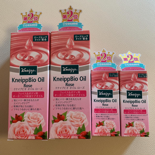 Kneipp(クナイプ)の【ポン太郎様専用】ビオオイル ローズ 100ml & 20ml 各4個 コスメ/美容のボディケア(ボディオイル)の商品写真