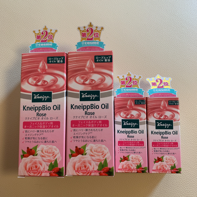 Kneipp(クナイプ)の【ポン太郎様専用】ビオオイル ローズ 100ml & 20ml 各4個 コスメ/美容のボディケア(ボディオイル)の商品写真