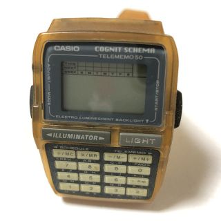 カシオ(CASIO)のCASIO データバンク コグニットシェイマ 【中古】(腕時計(デジタル))