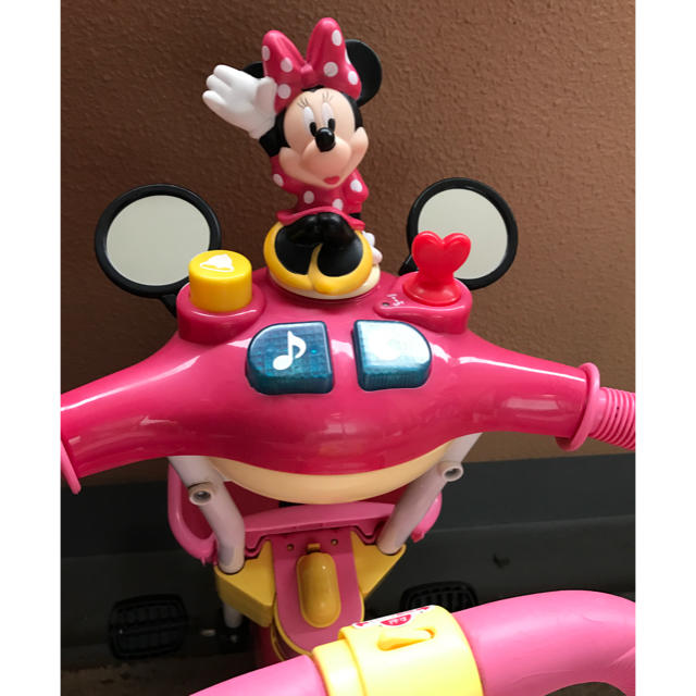 Disney(ディズニー)のおしゃべりカーゴTrikeミニーマウス キッズ/ベビー/マタニティの外出/移動用品(三輪車)の商品写真