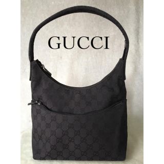 グッチ(Gucci)のGUCCI グッチ GGマーク キャンバス&レザー ハンドバッグ(ハンドバッグ)