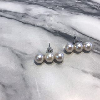 ちぃさいサイズ（約7mm）三粒ピアス(ピアス)