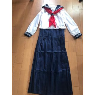 スケバン セーラー服ロング 今日俺コスプレ(コスプレ)