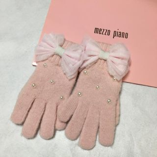 メゾピアノ(mezzo piano)の新品 未使用  ♡♡mezzo piano♡♡ 手袋 M メゾピアノ ピンク(その他)