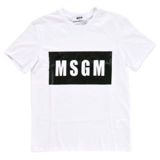 エムエスジイエム(MSGM)のMSGM ボックスロゴTシャツ L(Tシャツ(半袖/袖なし))